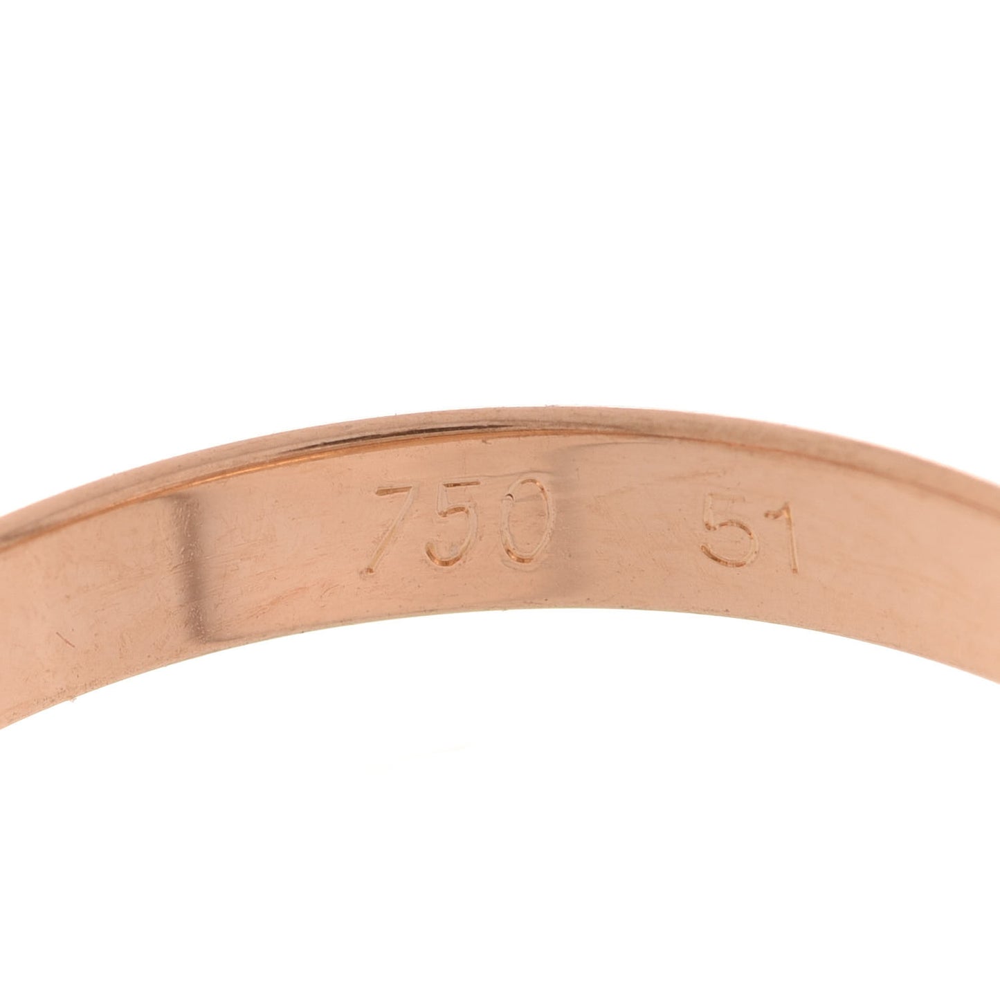 18K Pink Yellow White Gold Les Must De Cartier Trinity Five Band Ring 51 5.75