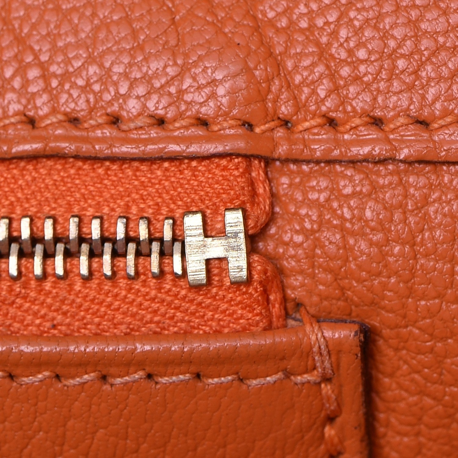 Hermes Togo Birkin 35 Orange 9 of 21