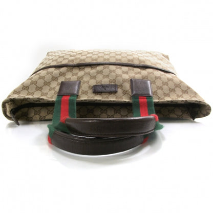 Gucci Monogram Web Large Diaper Tote Brown 6 of 11