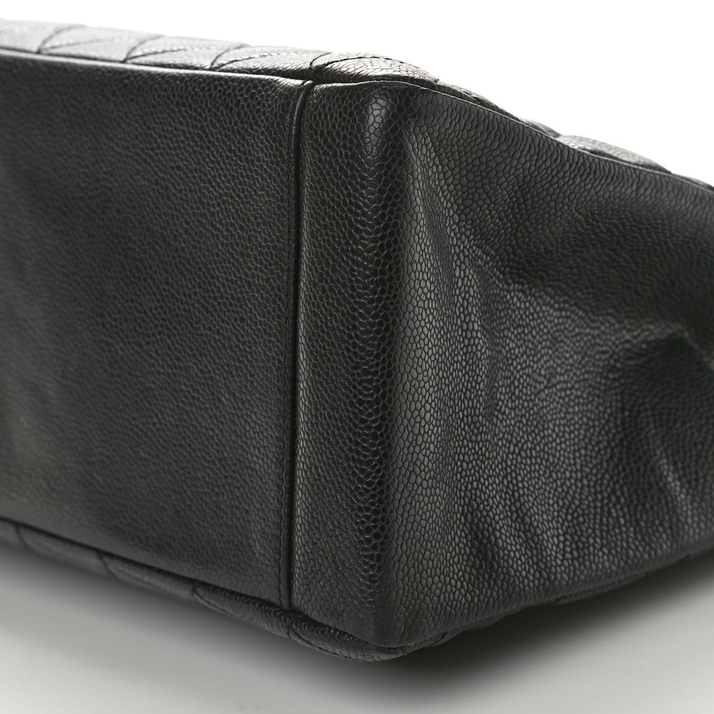 Caviar Quilted Grand Shopping Tote GST Black