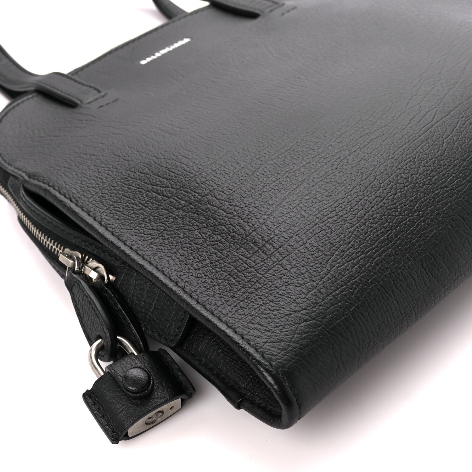 Balenciaga Calfskin Small Miami Tote Bag Black 9 of 10