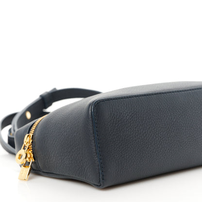 Loro Piana Grained Calfskin L19 Extra Pocket Pouch Navy 8 of 9