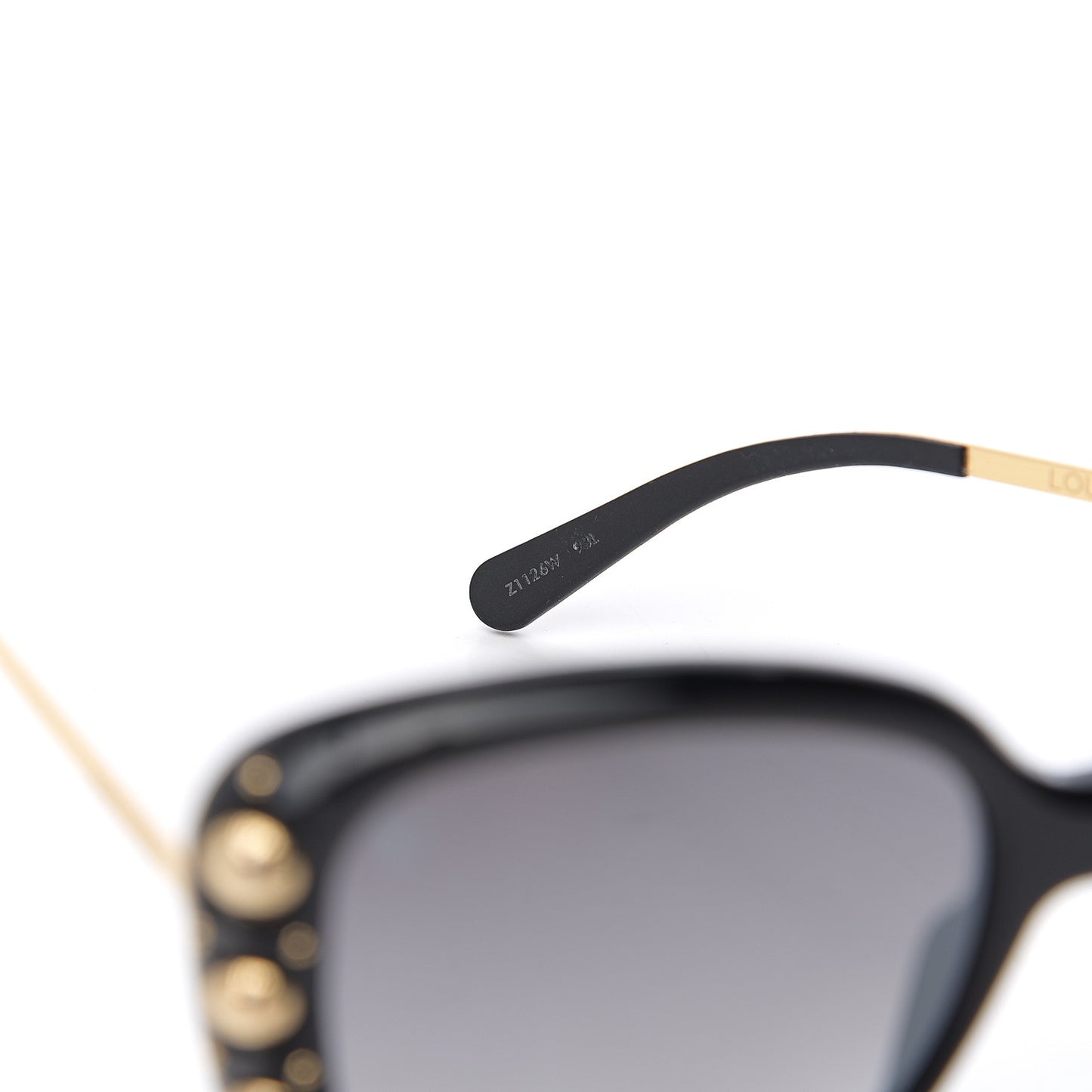 Oversized Studded Sunglasses Z1126W Black