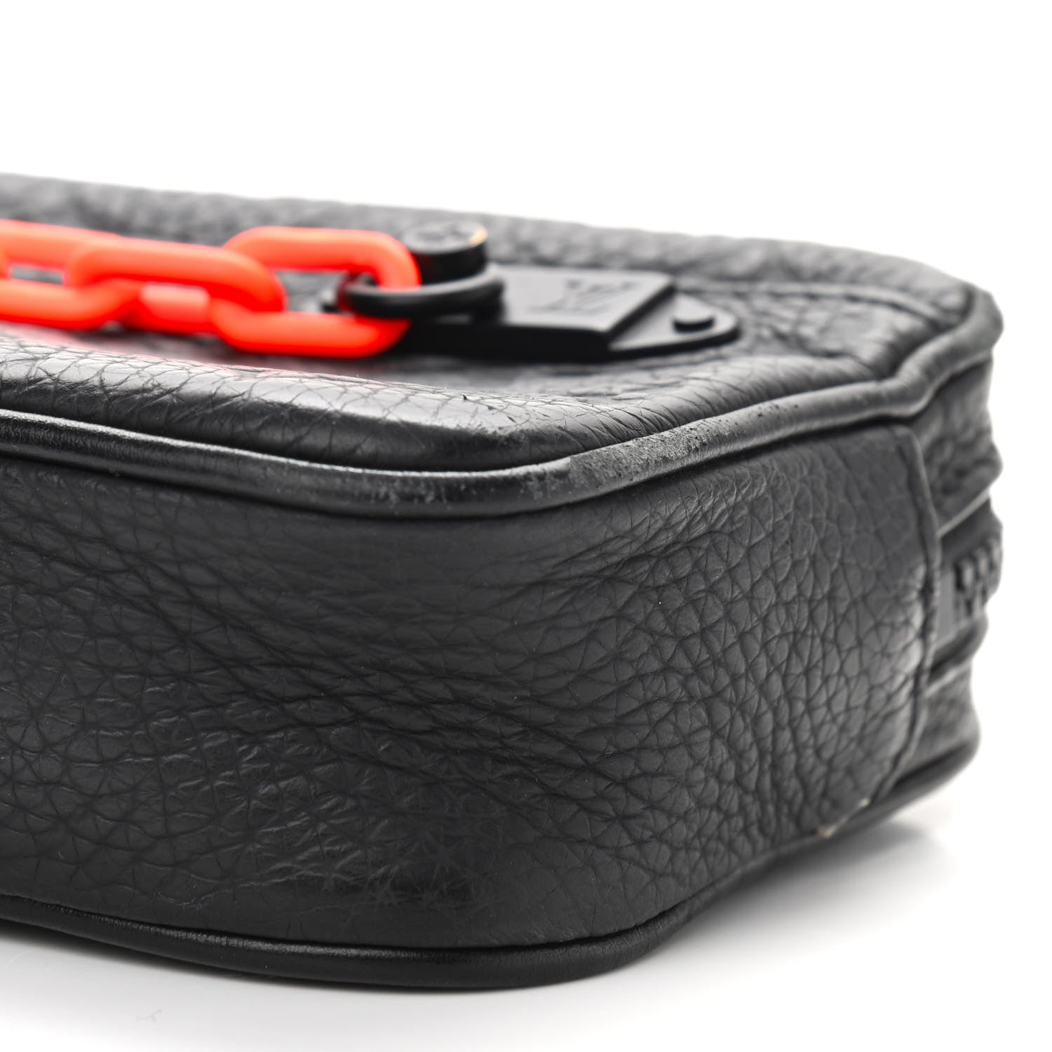 Louis Vuitton Taurillon Monogram Uniformes Solar Ray Soft Pochette Volga Belt Bag Black 10 of 10