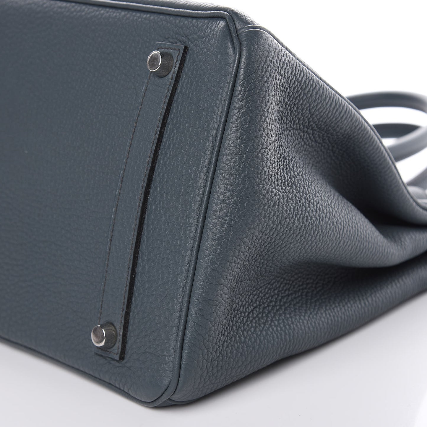 Togo Birkin 35 Bleu Orage