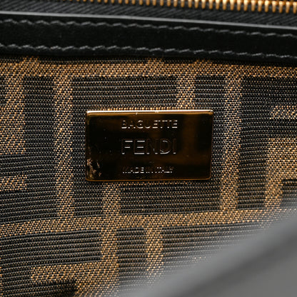 Fendi Shiny Nappa Multipocket Baguette Black 7 of 11