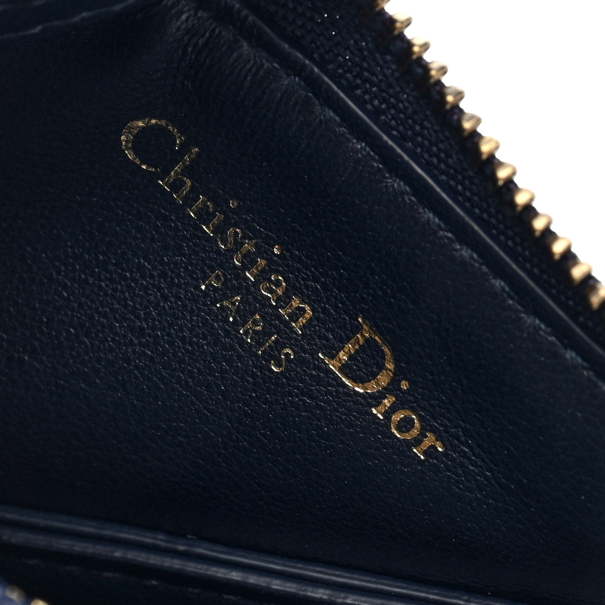 Oblique Saddle Coin Purse Blue