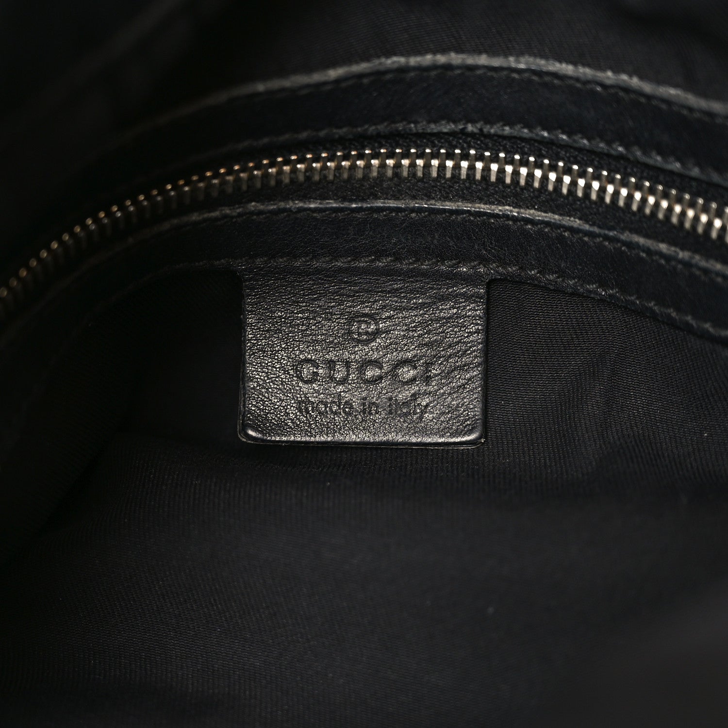 Gucci Calfskin Peggy Bamboo Top Handle Hobo Black 6 of 10