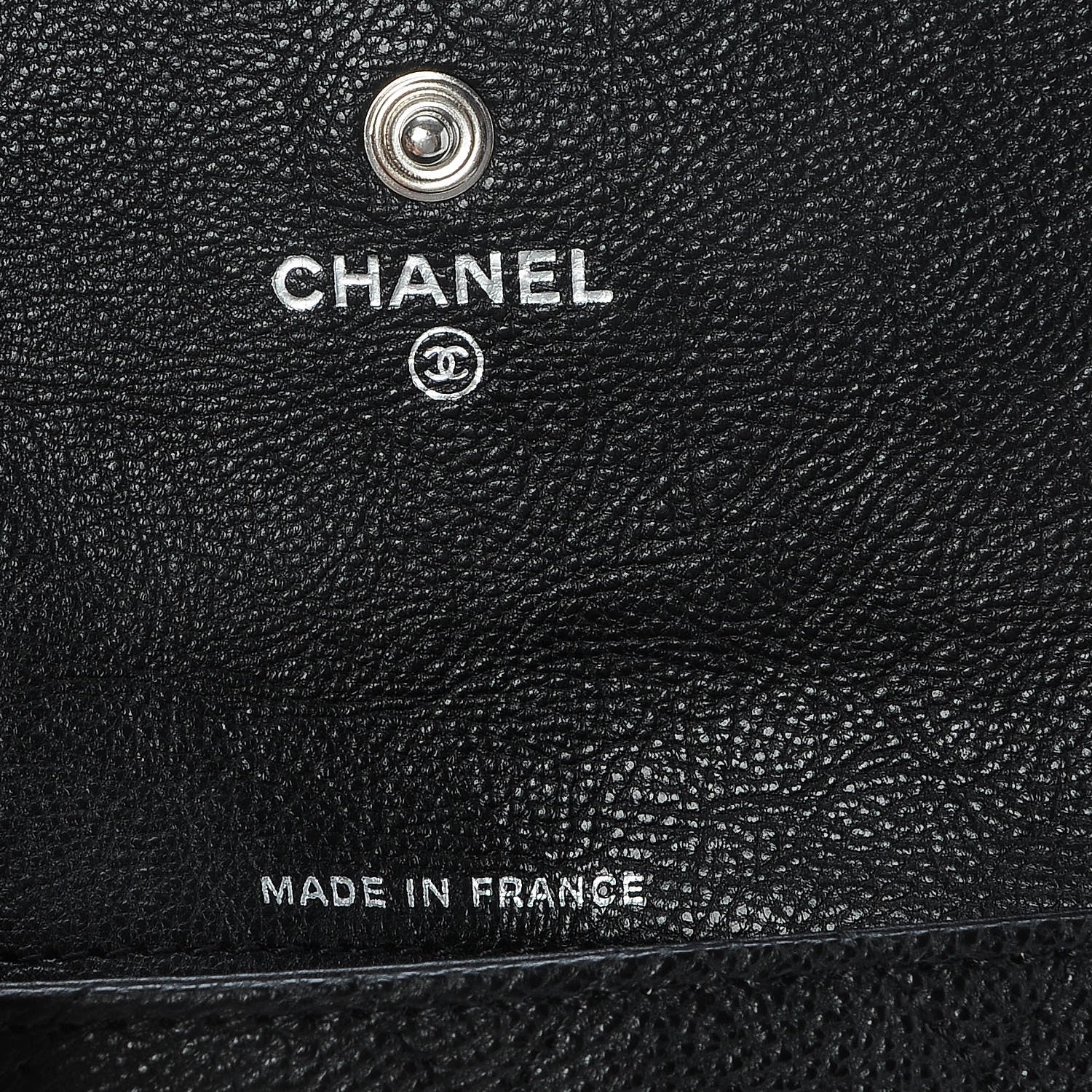 Chanel Caviar Quilted Wallet On Removable Chain Insert Black 6 of 6