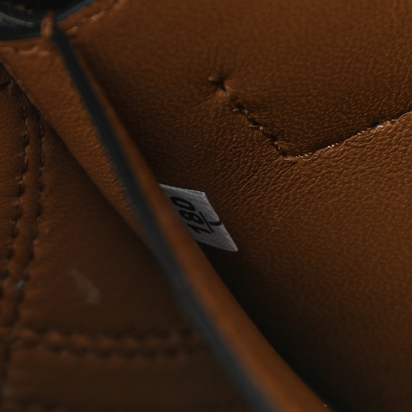 City Calf Quilted Double Bag Caramel