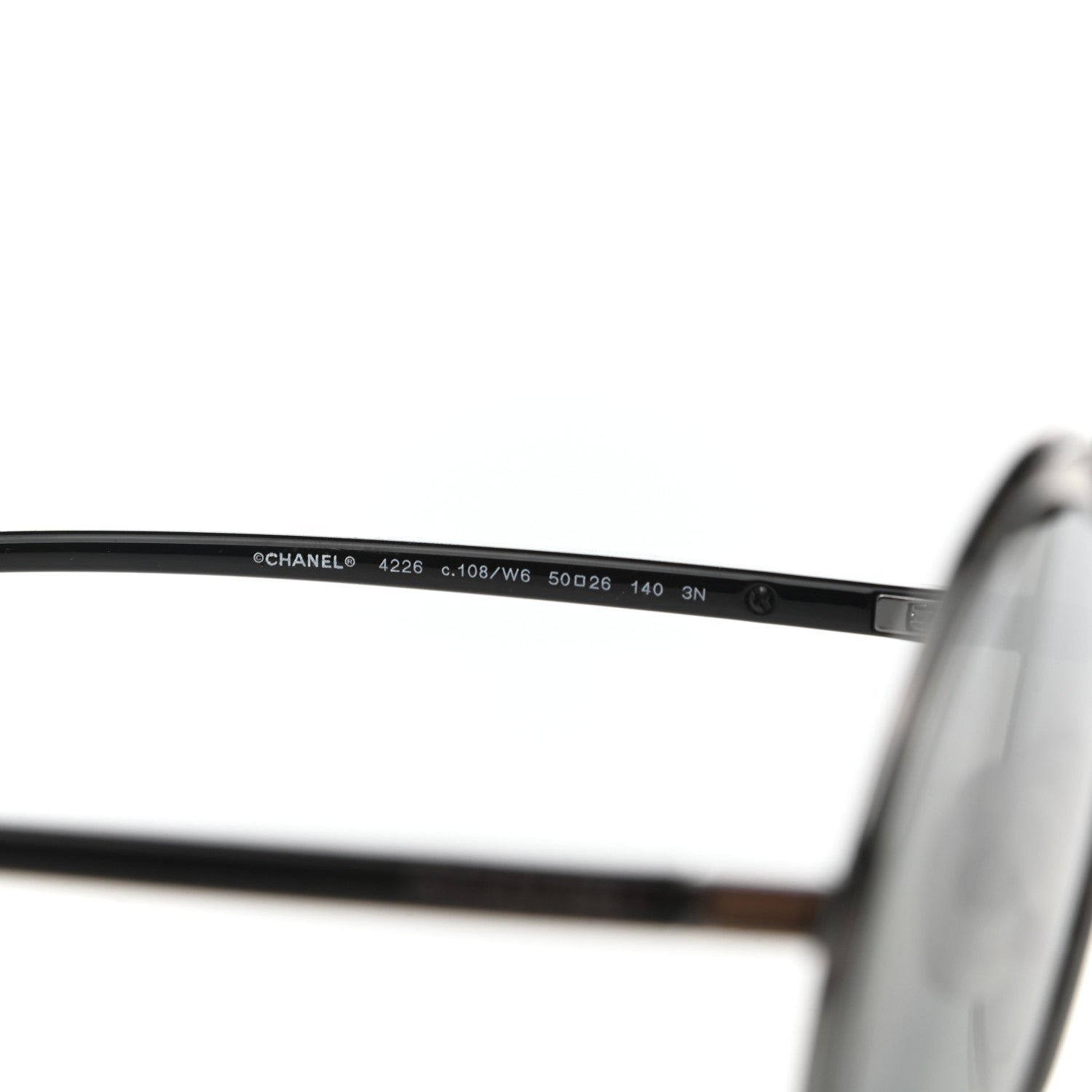 Chanel Round Sunglasses 4226 Black 5 of 8
