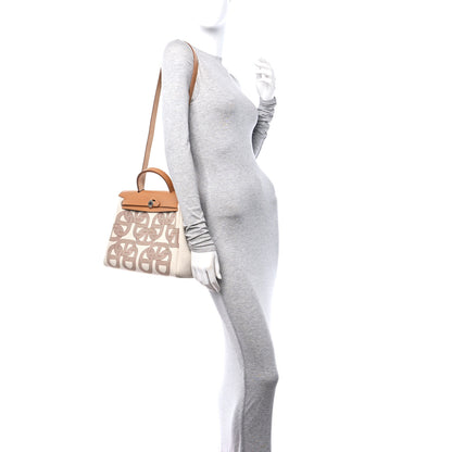 Hermes H Plume Canvas Vache Hunter Circuit 24 Herbag Zip Retourne 31 Naturel 2 of 13