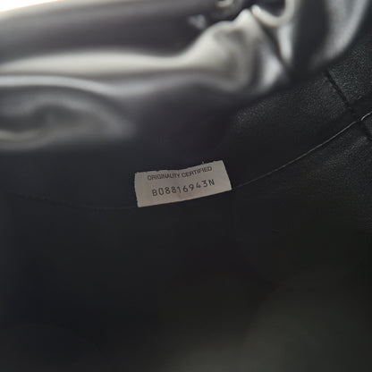 Bottega Veneta Smooth Butter Calf The Pouch Oversized Clutch Black 7 of 8