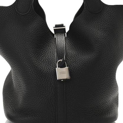 Hermes Taurillon Clemence Picotin Lock 22 MM Black 7 of 10