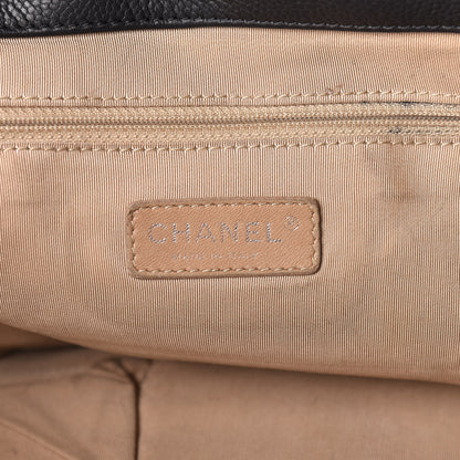 Chanel Caviar Quilted Expandable Zip Shoulder Bag Black 6 of 17