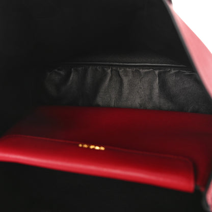 Prada Saffiano Cuir Medium Double Bag Fuoco Black 5 of 13