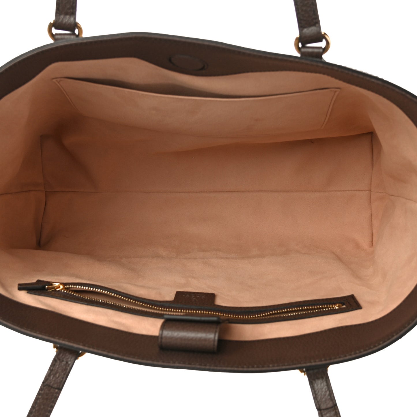 GG Supreme Monogram Medium Ophidia Shopping Tote Brown