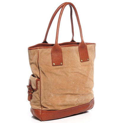 Burberry Suede Logo Tote 3 of 7