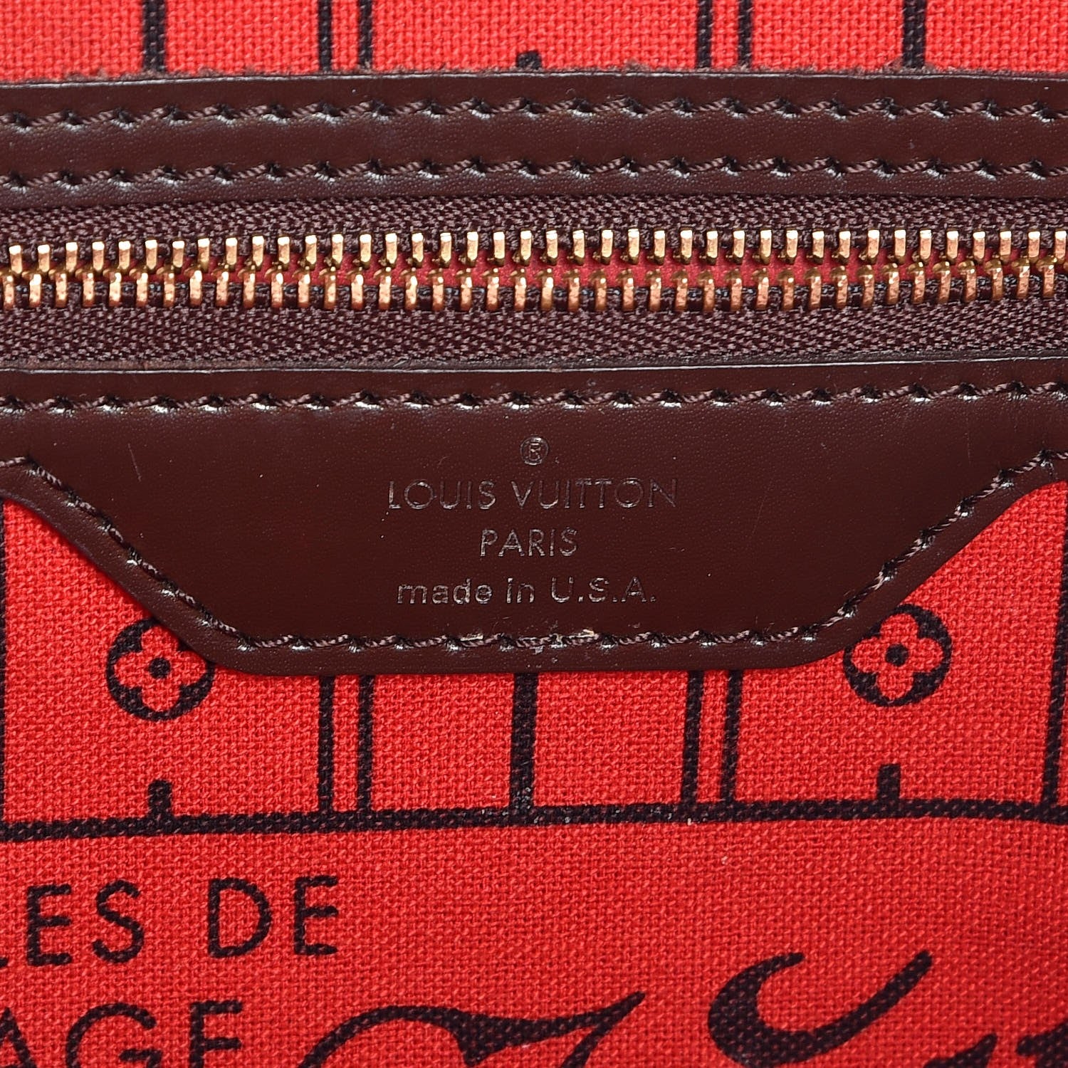 Louis Vuitton Damier Ebene Neverfull MM 6 of 14