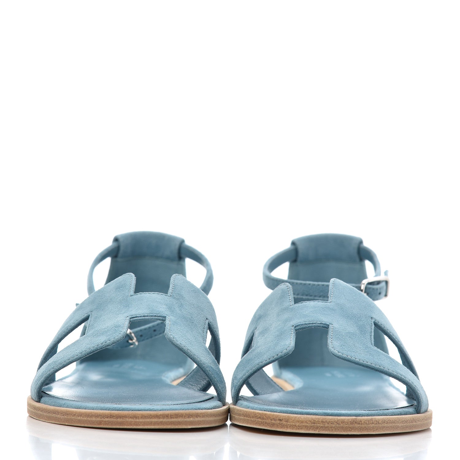 Hermes Suede Goatskin Santorini Sandals 36 2 of 9