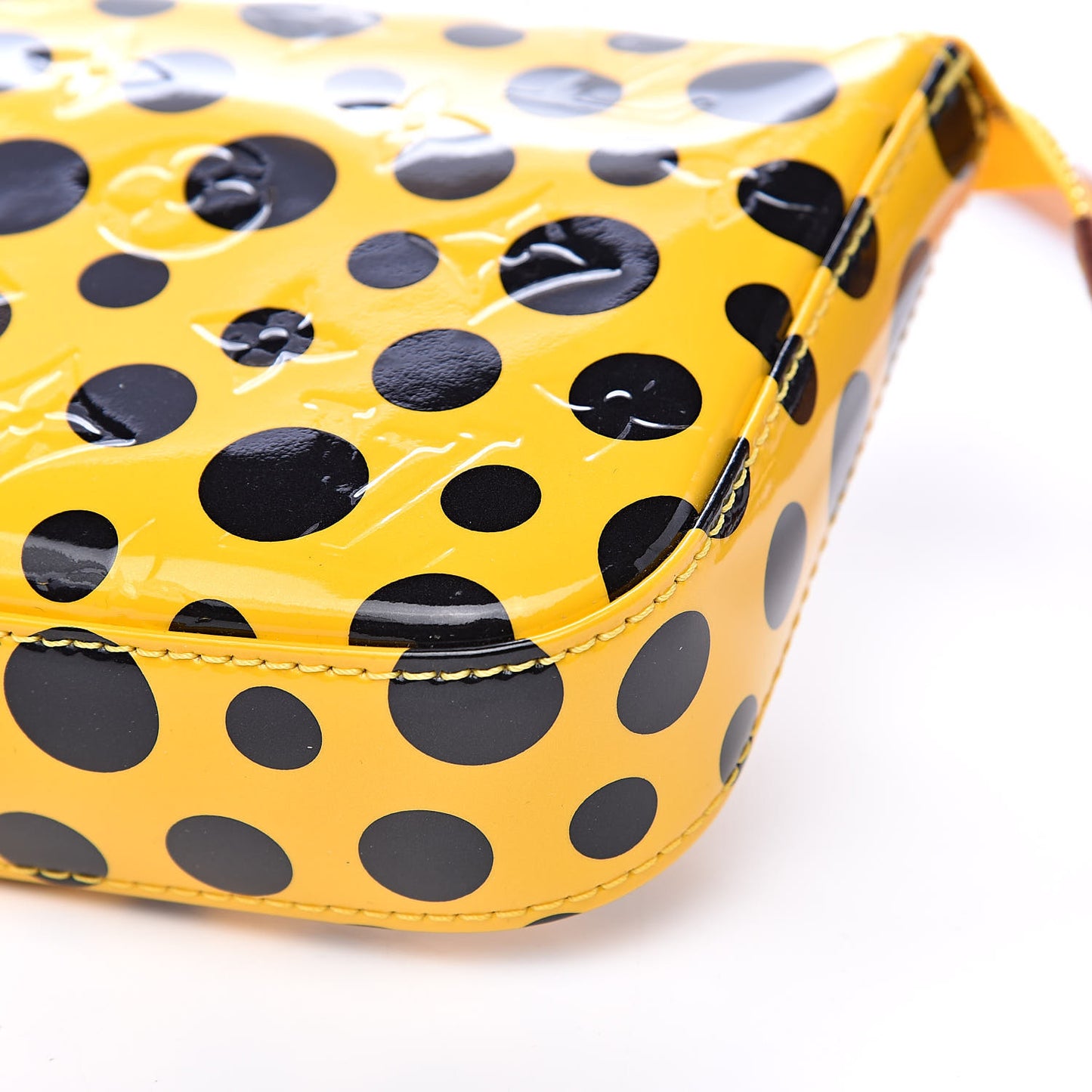 Vernis Kusama Infinity Dots Pochette Accessories Yellow