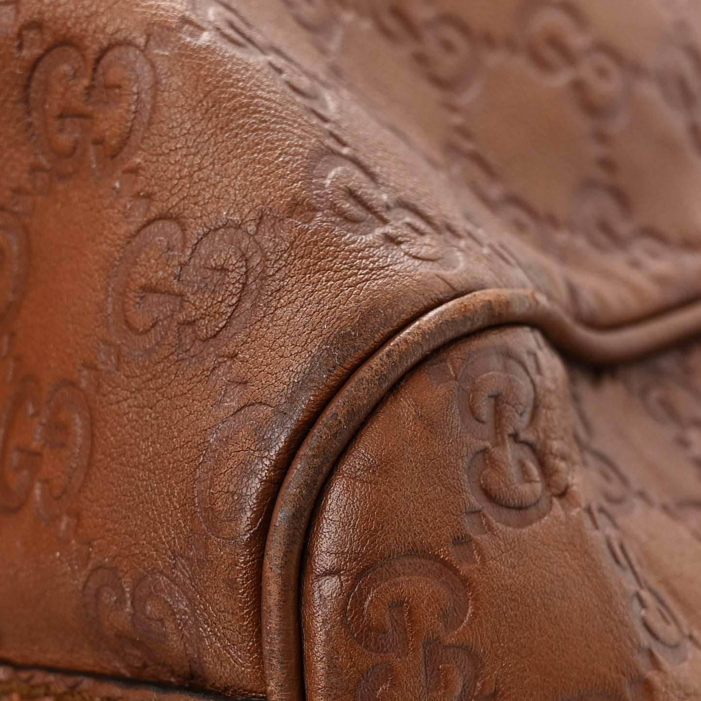 Guccissima Signature Large Sukey Tote Brown