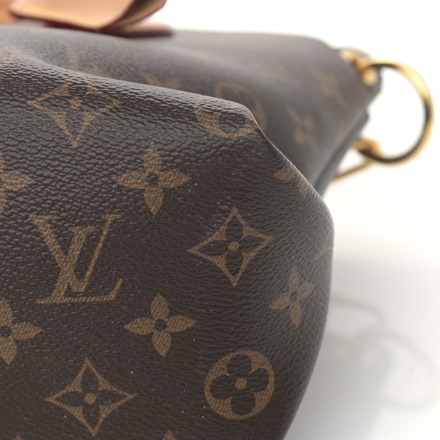 Monogram Flower Zipped Tote PM Beige