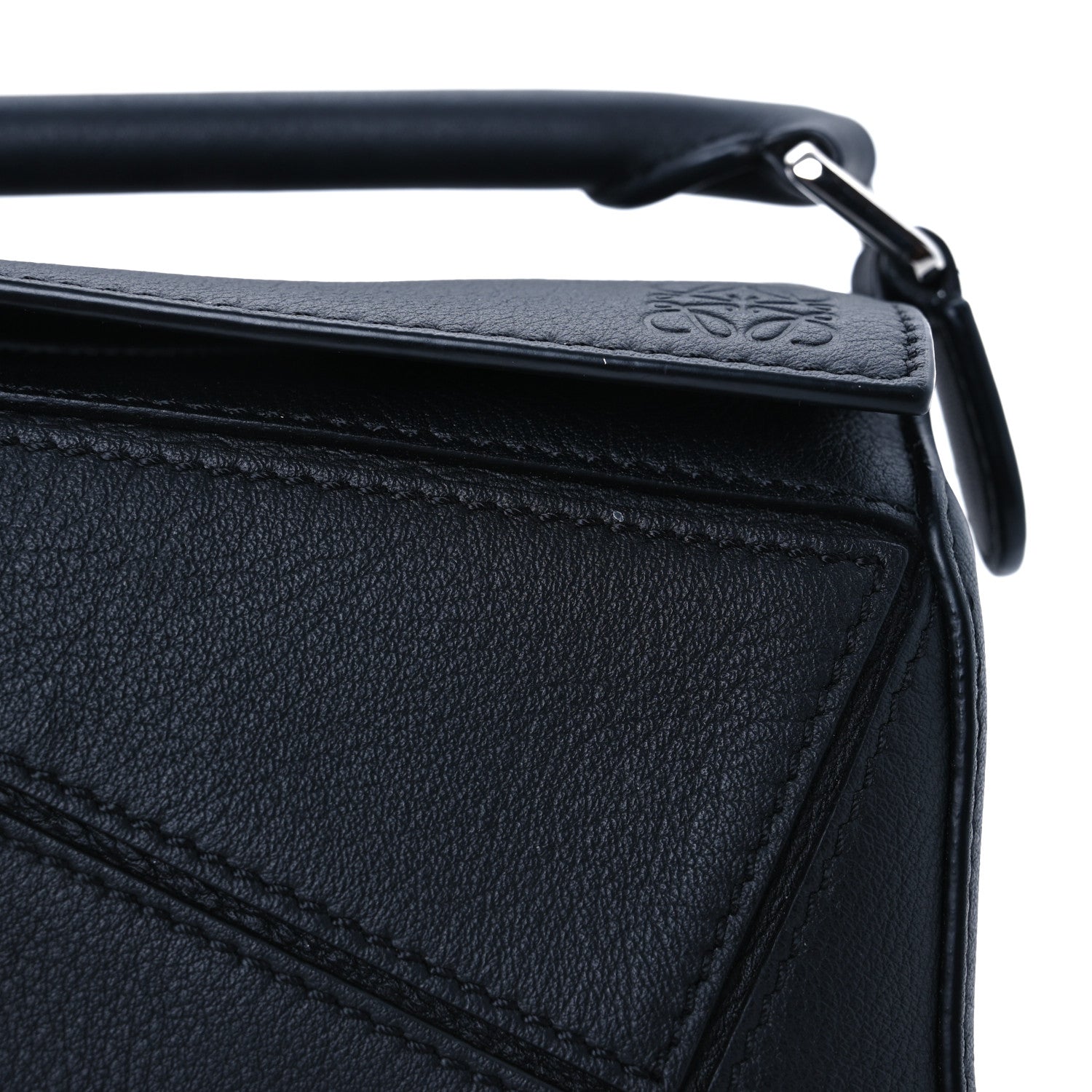 Loewe Calfskin Mini Puzzle Bag Black 11 of 13