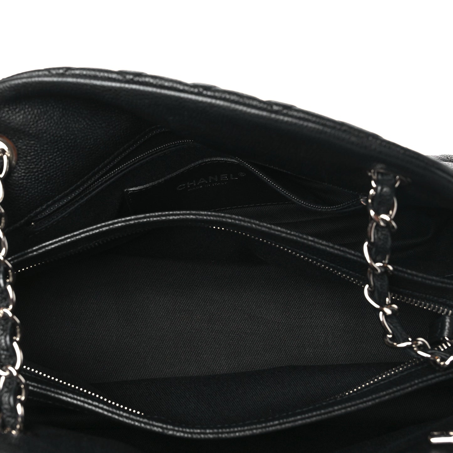 Caviar Quilted Medium Just Mademoiselle Black