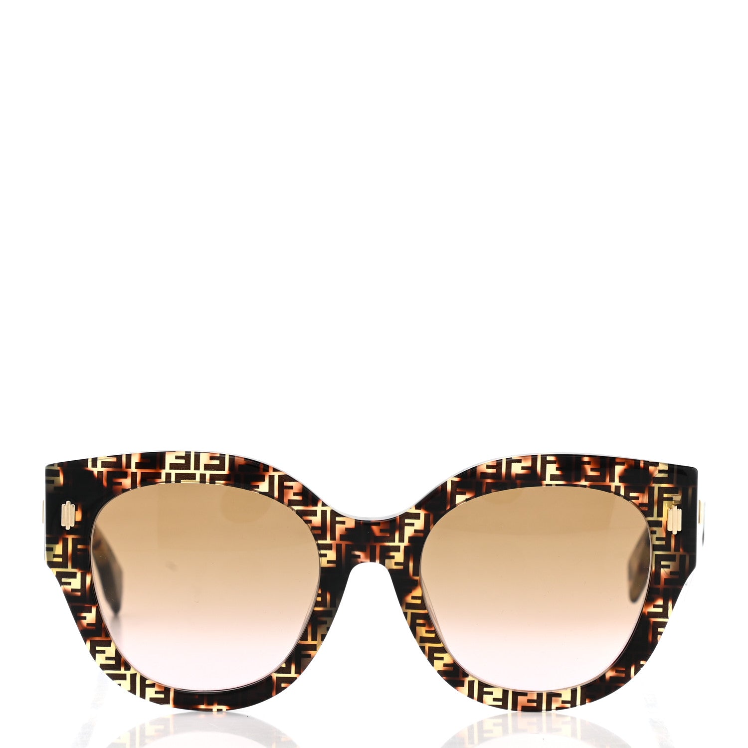Fendi Acetate FF Sunglasses FF 0452/F/S Tortoise 2 of 6