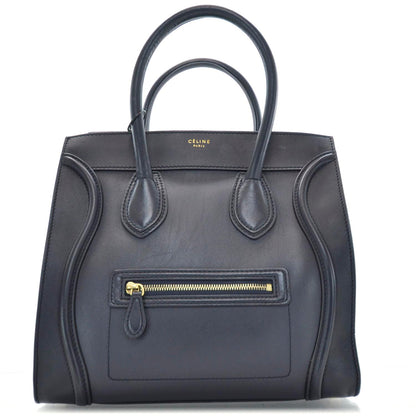 Celine Smooth Calfskin Mini Luggage Navy 1 of 10