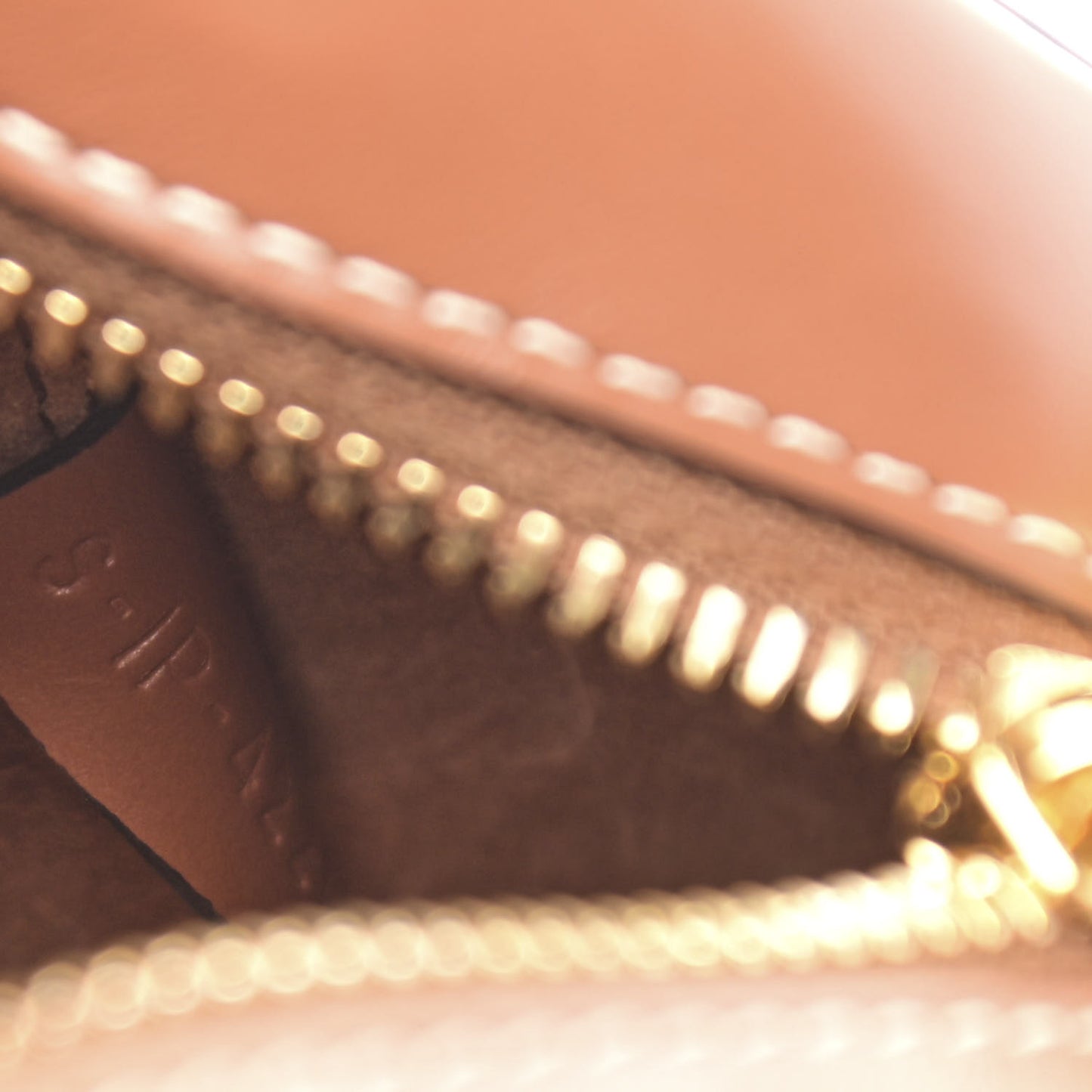 Smooth Calfskin Cuir Triomphe Oval Bag Tan