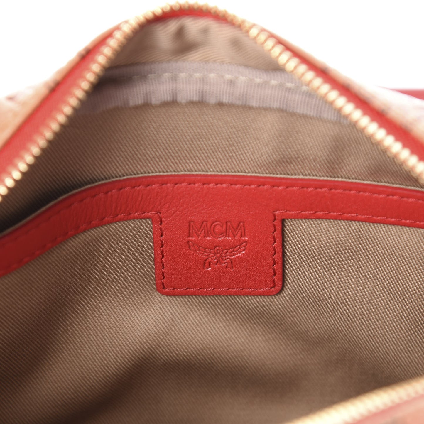 Skyoptic Visetos Spectrum Diamond Camera Bag Cognac Red