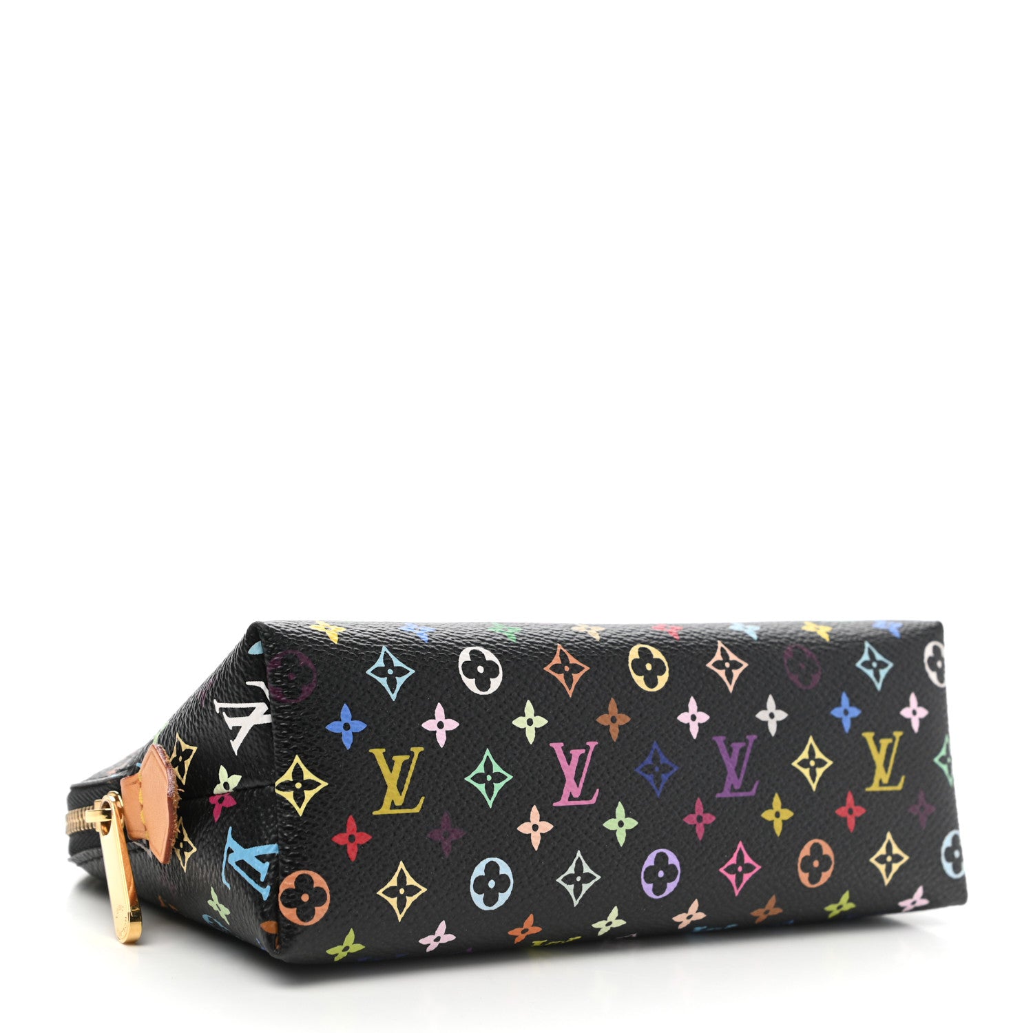Louis Vuitton Monogram Multicolor Cosmetic Pouch Black Grenade 4 of 8