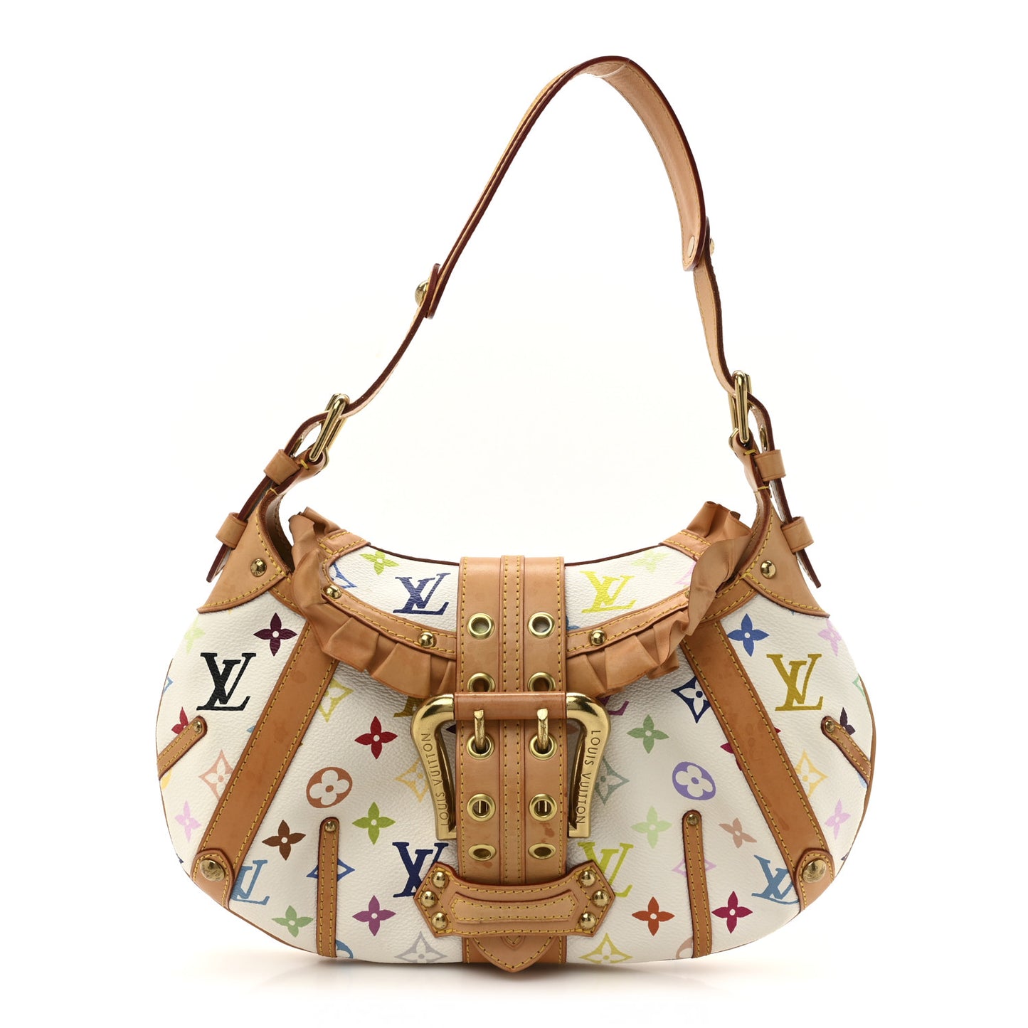 Monogram Multicolor Leonor White