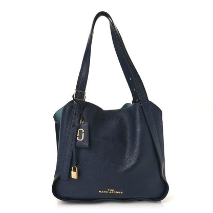 Marc Jacobs Grained Calfskin The Director Tote Blue Navy 1 of 10