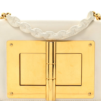 Tom Ford Calfskin Small Natalia Chain Bag White 8 of 11