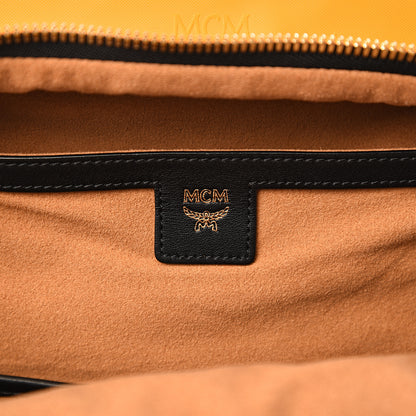 MCM Odeon Studded Small Backpack Orange 5 of 9