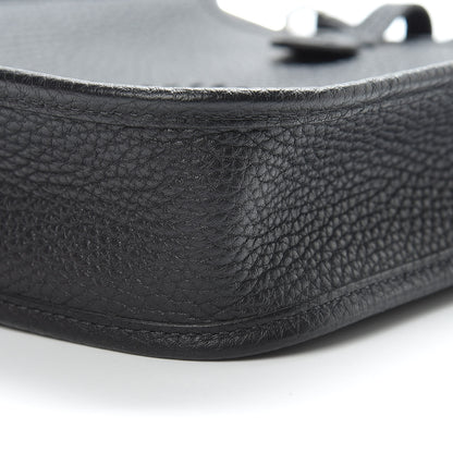 Hermes Taurillon Clemence Evelyne TPM Black 10 of 11