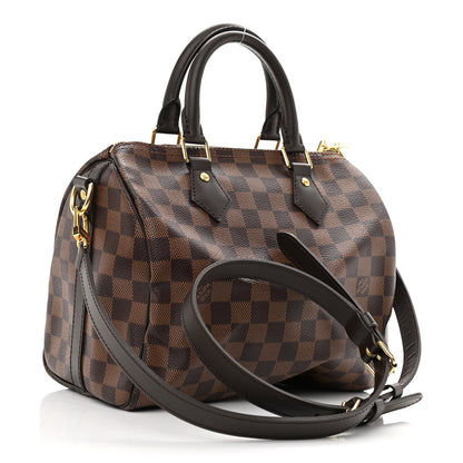Louis Vuitton Damier Ebene Speedy Bandouliere 25 3 of 10
