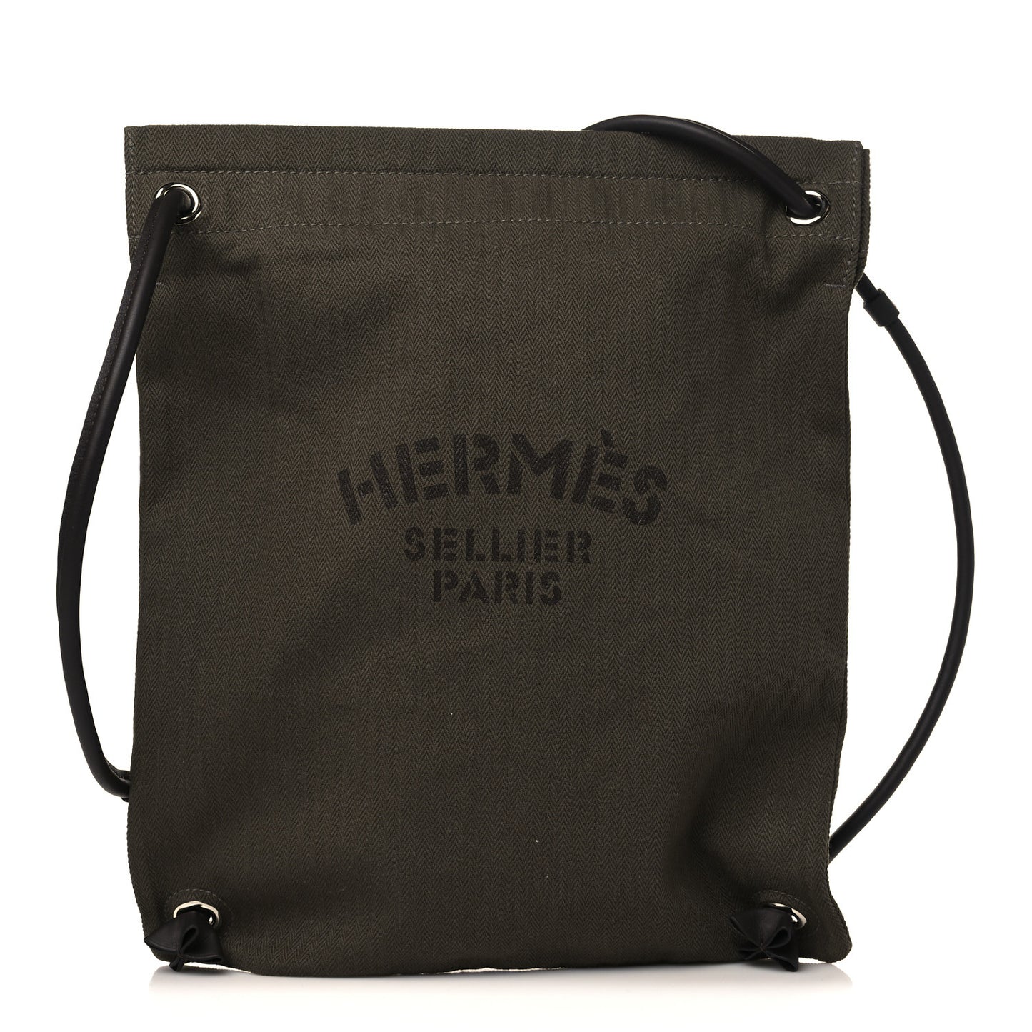 Herringbone Canvas Swift Maline Bag Kaki Ebene