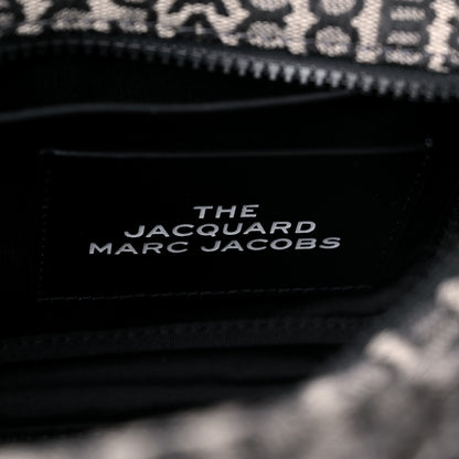 Marc Jacobs Cotton Jacquard Monogram Mini The Traveler Tote Bag Beige Multicolor 5 of 8