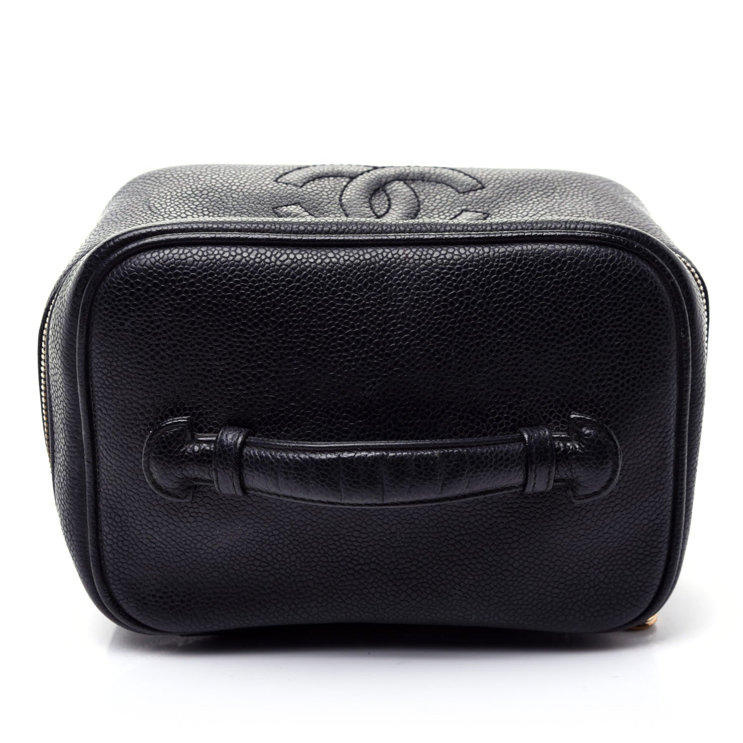 Chanel Caviar CC Vanity Cosmetic Case Black 10 of 10