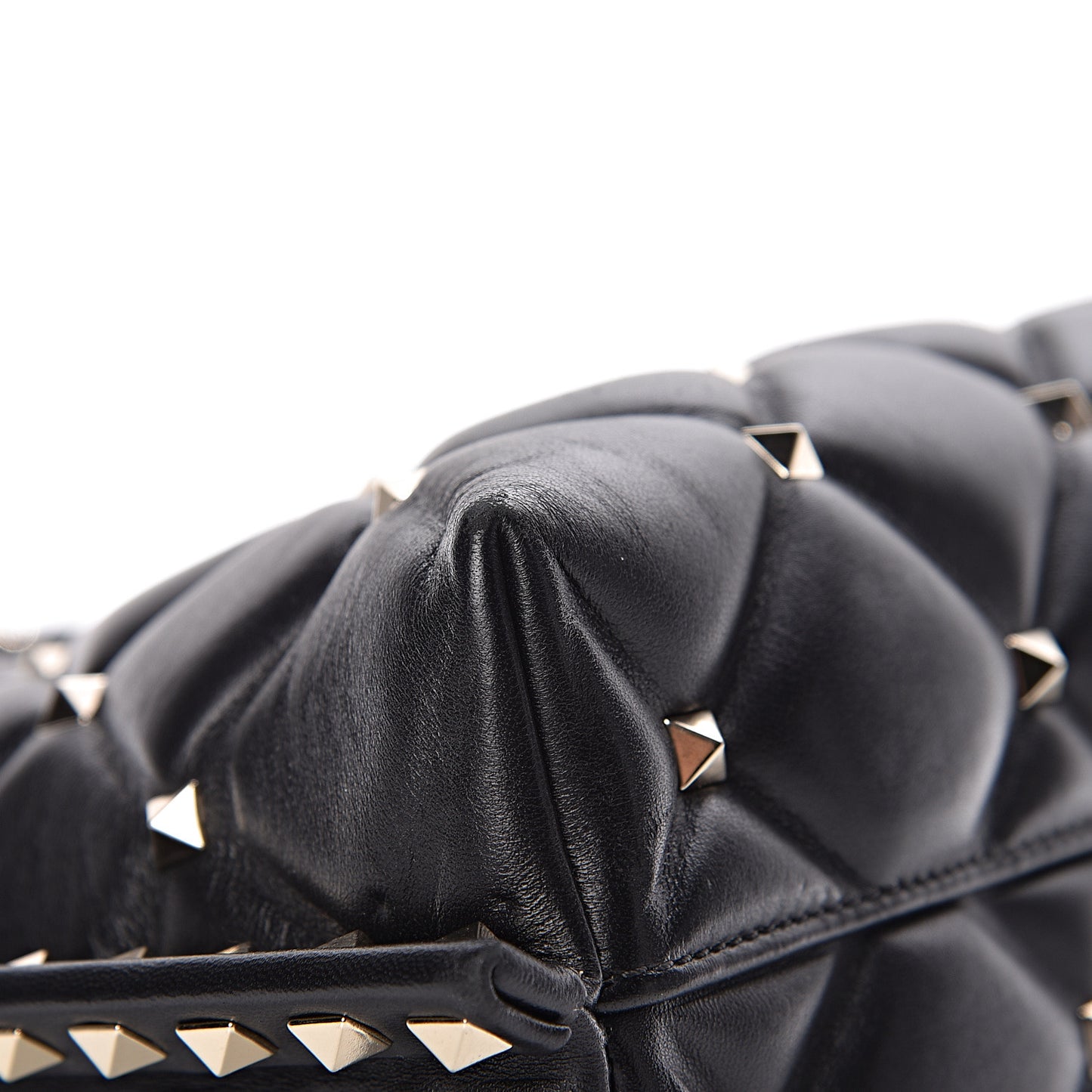 Nappa Candystud Shoulder Bag Black