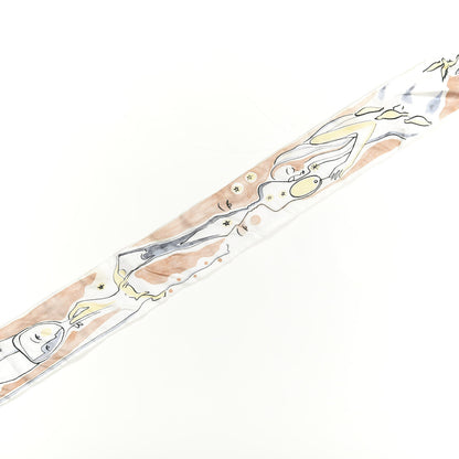 Christian Dior Silk Mitzah ABCDIOR "M" Scarf Pink 3 of 4