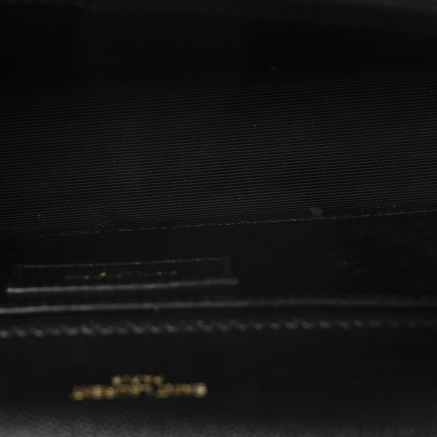 Saint Laurent Grain De Poudre Small Monogram Kate Satchel Black 5 of 9