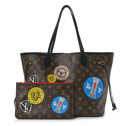 Louis Vuitton Monogram My LV World Tour Neverfull MM 1 of 9
