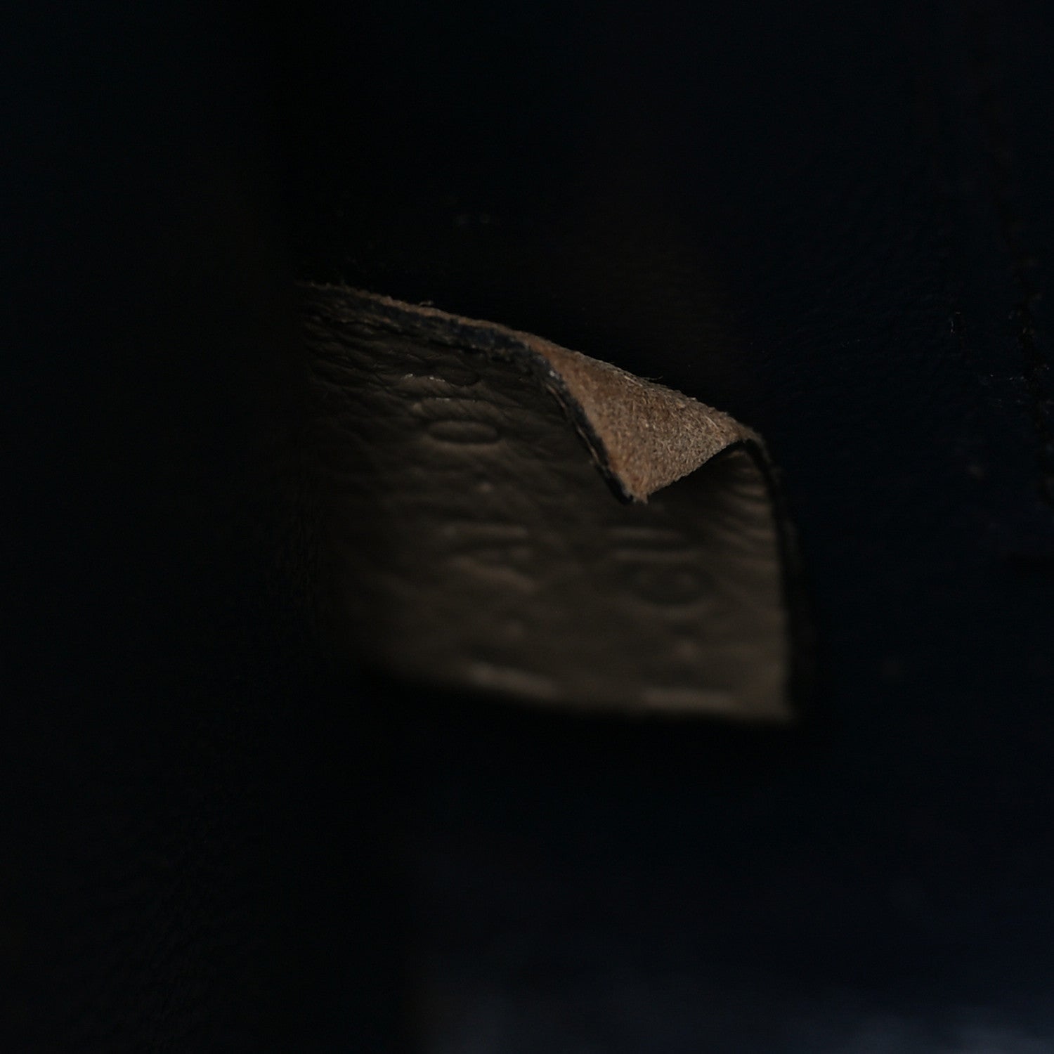 Celine Drummed Calfskin Bi-Color Nano Luggage Navy Dune 7 of 10