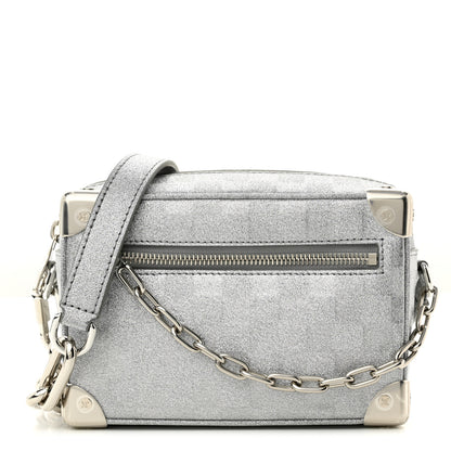 Louis Vuitton Damier Glitter Mini Soft Trunk Silver 1 of 11