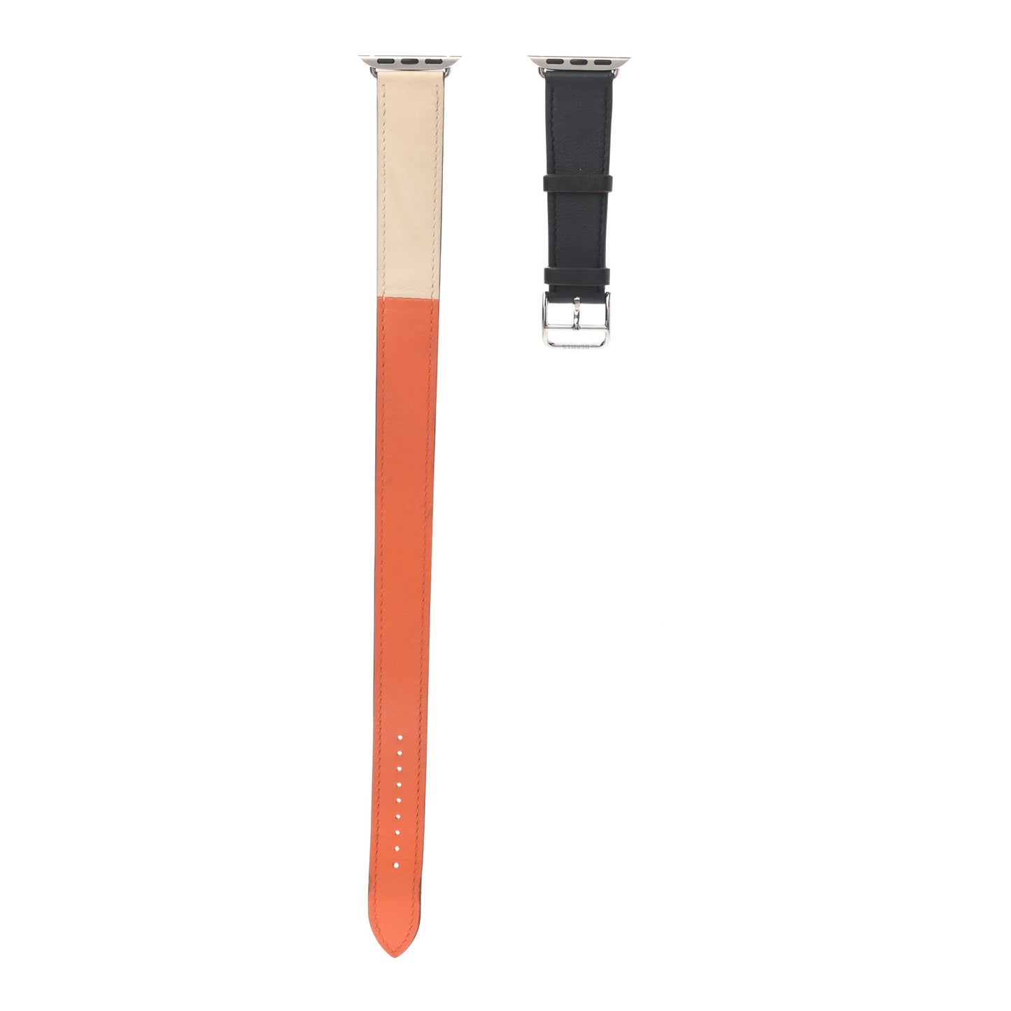 Swift 40mm Apple Watch Double Tour Band Indigo Craie Orange